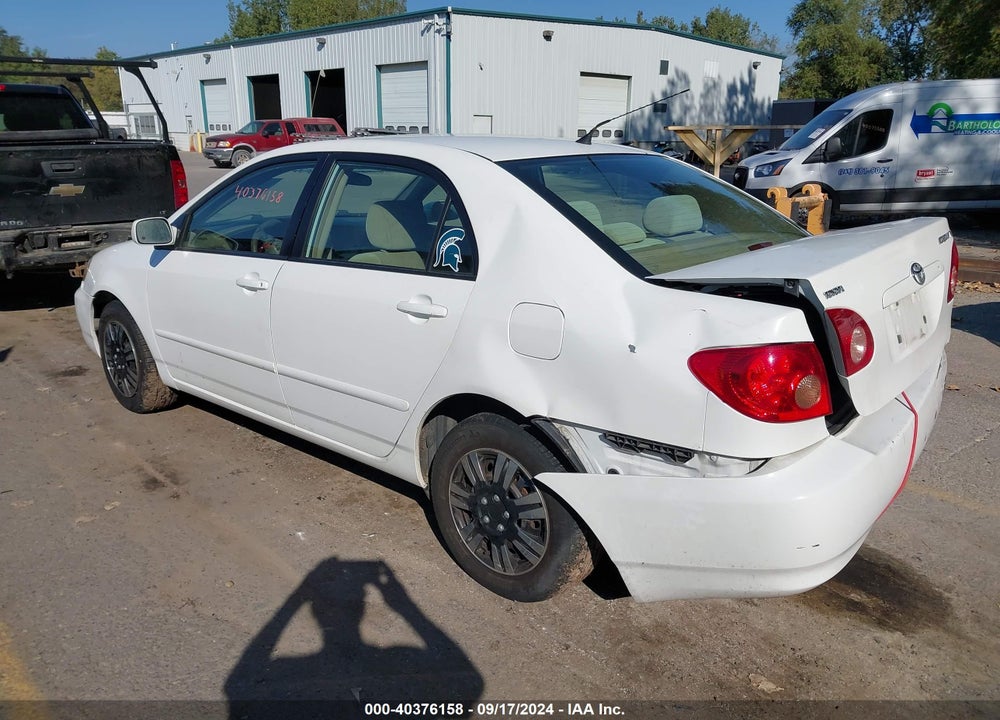2007 TOYOTA COROLLA LE VIN: 2T1BR30E47C812638