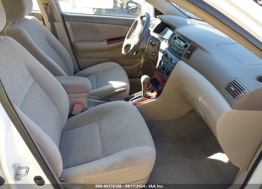 2007 TOYOTA COROLLA LE VIN: 2T1BR30E47C812638