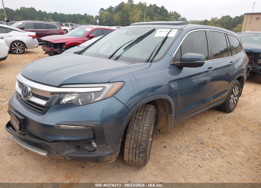 2021 HONDA PILOT 2WD EX-L VIN: 5FNYF5H59MB035223