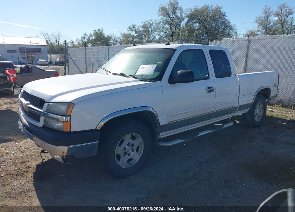 2005 CHEVROLET SILVERADO 1500 LT VIN: 1GCEK19Z35Z144202