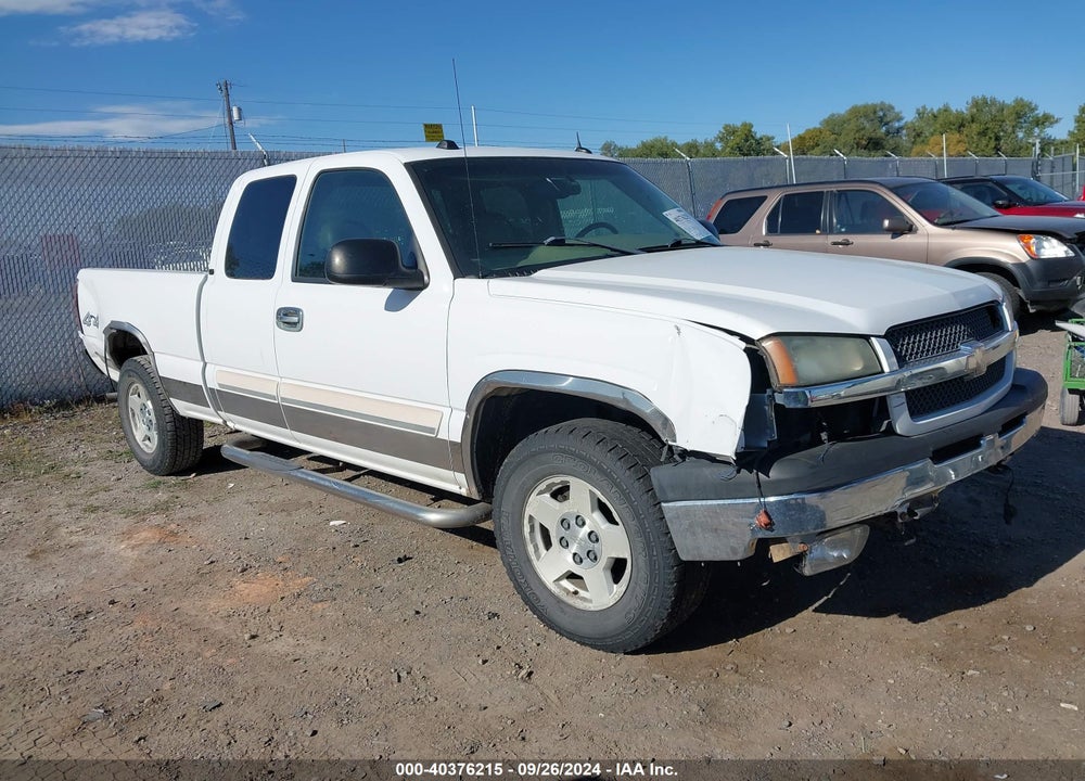2005 CHEVROLET SILVERADO 1500 LT VIN: 1GCEK19Z35Z144202