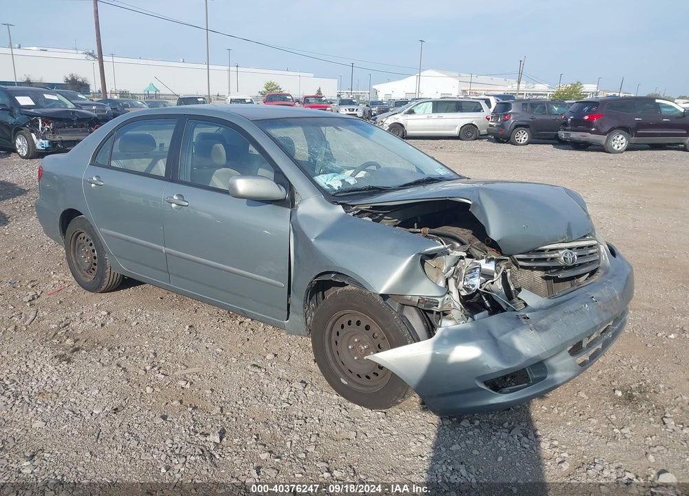 2003 TOYOTA COROLLA LE VIN: 2T1BR32EX3C095797