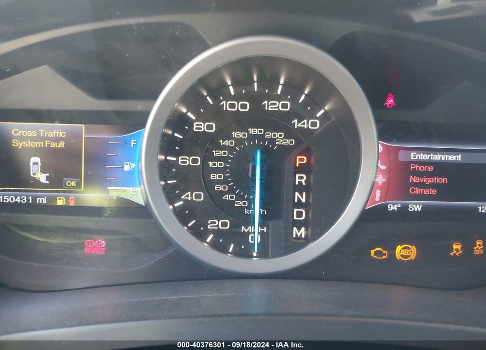 2013 FORD EXPLORER LIMITED VIN: 1FM5K8F87DGA44775