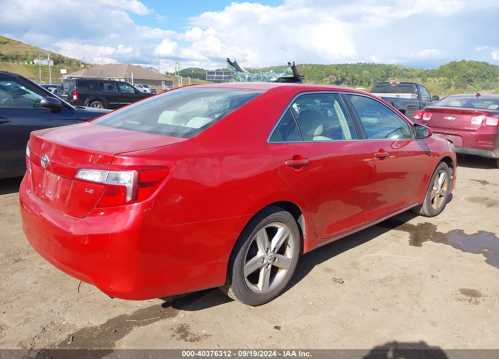 2013 TOYOTA CAMRY LE VIN: 4T4BF1FKXDR299504