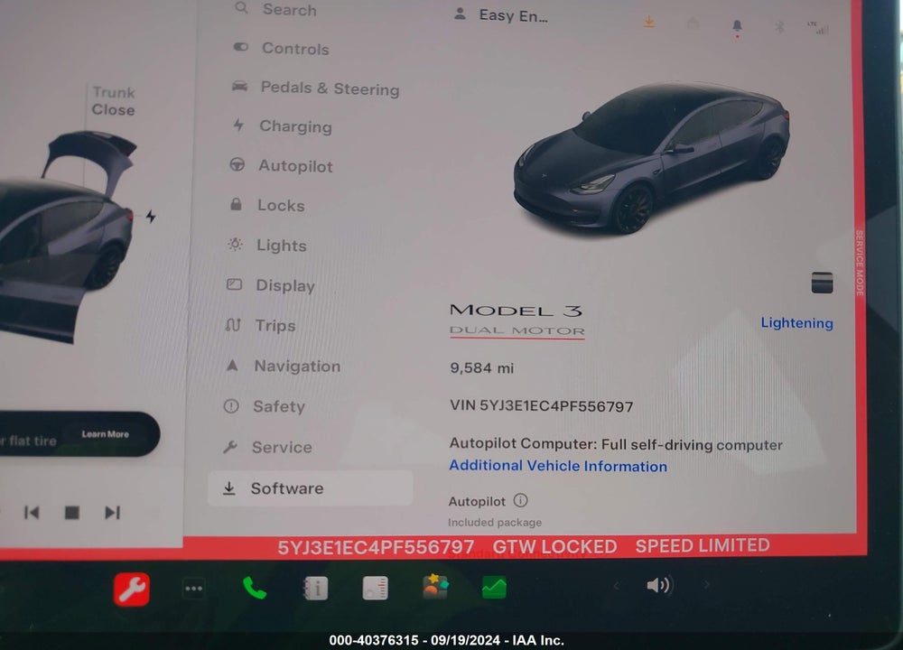 2023 TESLA MODEL 3 PERFORMANCE DUAL MOTOR ALL-WHEEL DRIVE VIN: 5YJ3E1EC4PF556797