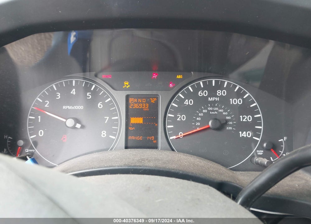 2013 NISSAN NV CARGO NV1500 S V6 VIN: 1N6BF0KL5DN104309
