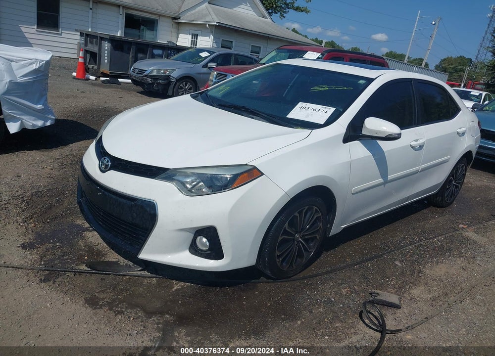 2016 TOYOTA COROLLA S PLUS VIN: 2T1BURHE6GC547257