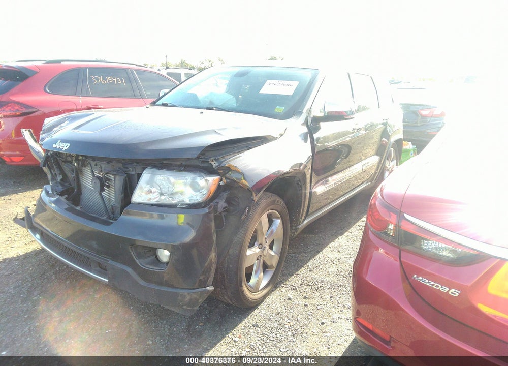 2011 JEEP GRAND CHEROKEE OVERLAND VIN: 1J4RR6GTXBC551676
