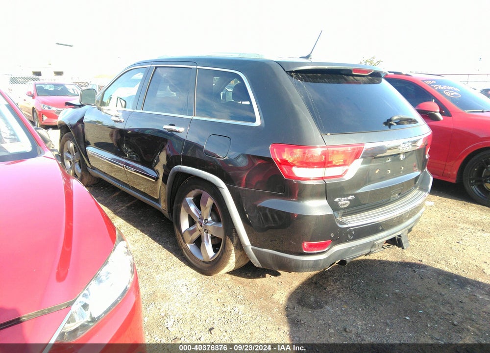 2011 JEEP GRAND CHEROKEE OVERLAND VIN: 1J4RR6GTXBC551676