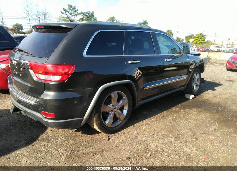 2011 JEEP GRAND CHEROKEE OVERLAND VIN: 1J4RR6GTXBC551676