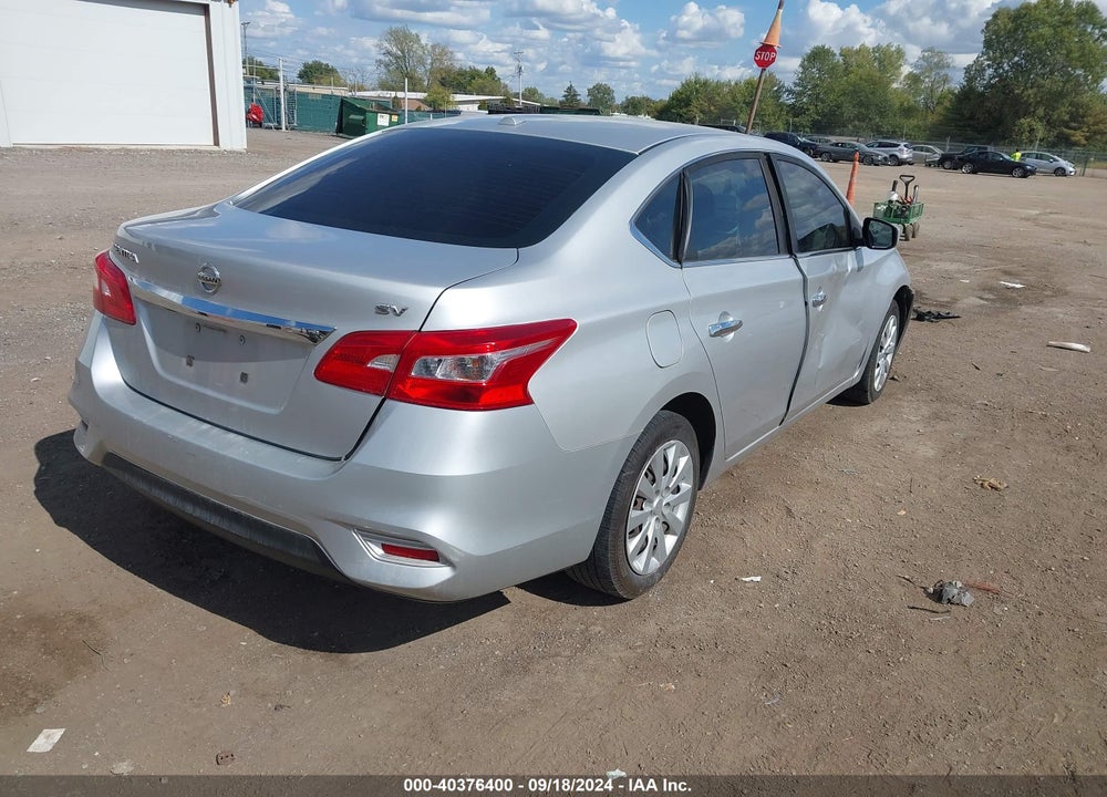2017 NISSAN SENTRA SV VIN: 3N1AB7AP1HL642151