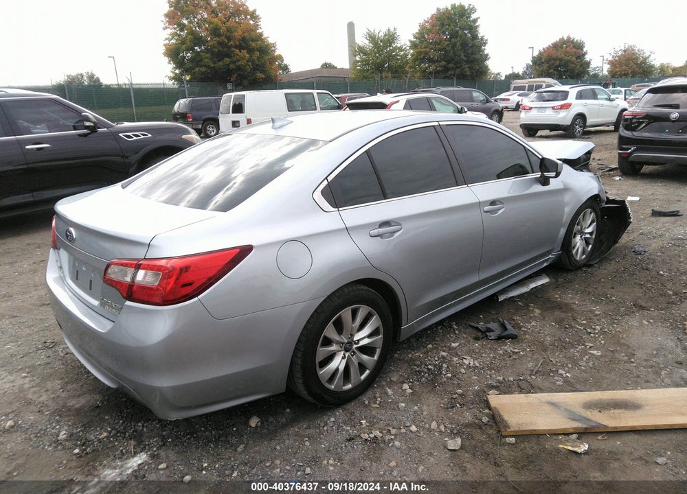 2016 SUBARU LEGACY 2.5I PREMIUM VIN: 4S3BNAC62G3045112