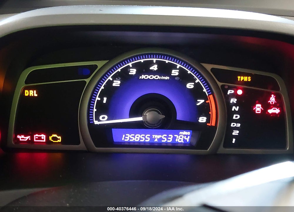 2009 HONDA CIVIC LX VIN: 19XFA16529E037894