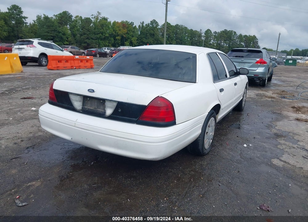 2008 FORD CROWN VICTORIA POLICE/POLICE INTERCEPTOR VIN: 2FAHP71V38X128656