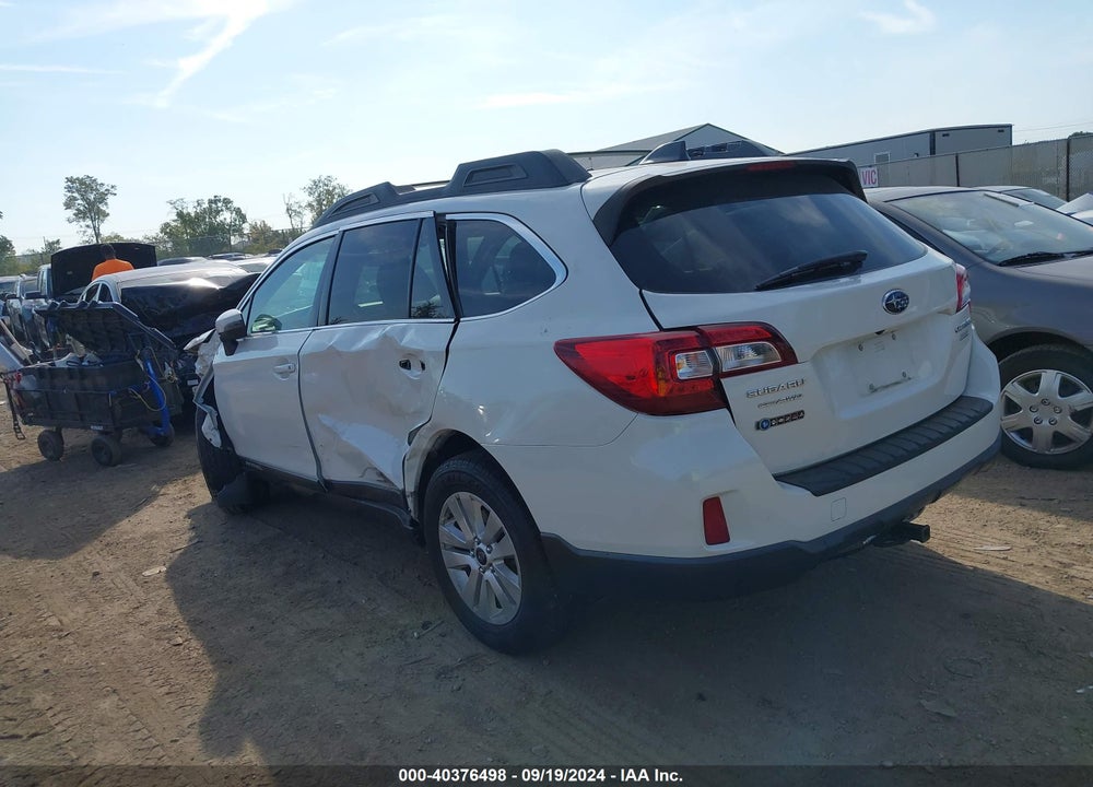 2017 SUBARU OUTBACK 2.5I PREMIUM VIN: 4S4BSAFC4H3253757