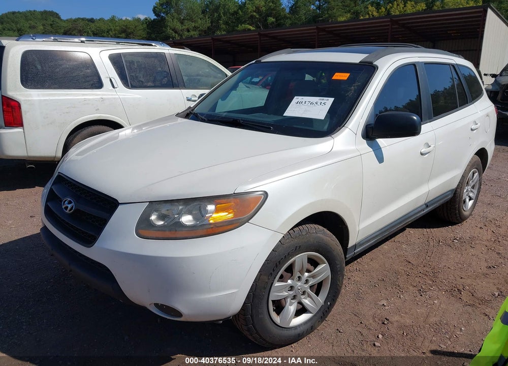 2009 HYUNDAI SANTA FE GLS VIN: 5NMSG13D49H312683