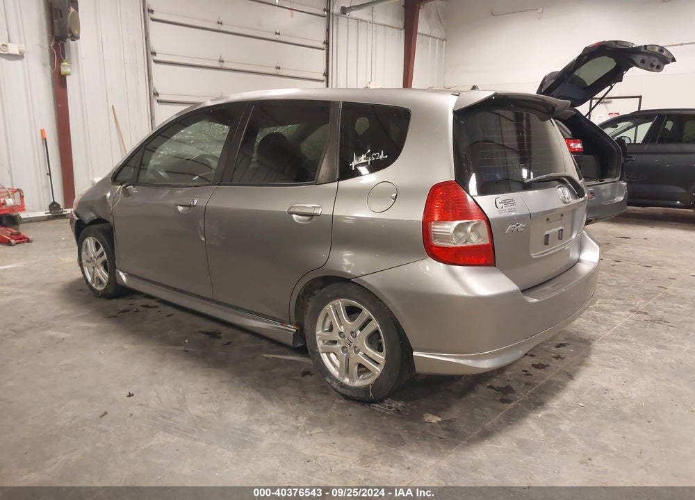 2008 HONDA FIT SPORT VIN: JHMGD386X8S066910