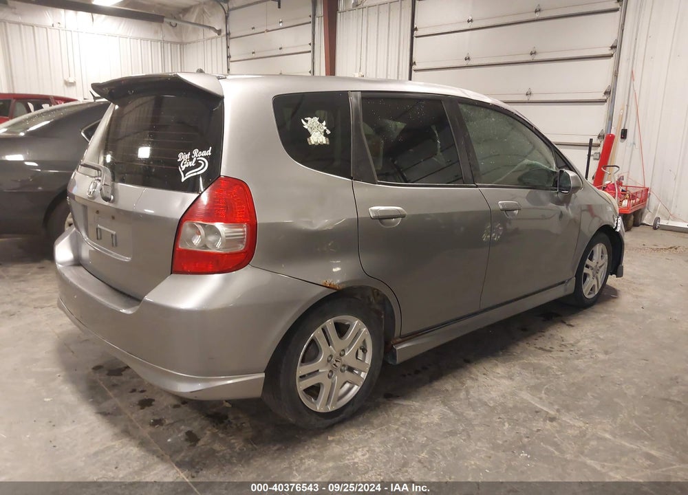 2008 HONDA FIT SPORT VIN: JHMGD386X8S066910
