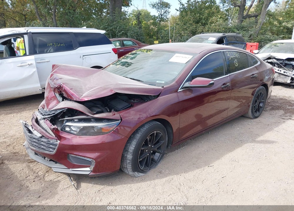 2016 CHEVROLET MALIBU VIN: 1G1ZE5ST5GF322985