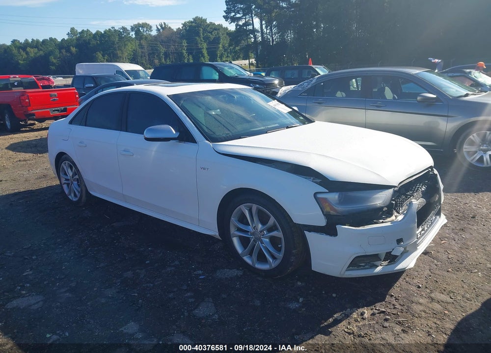 2014 AUDI S4 3.0T PREMIUM PLUS VIN: WAUBGAFL8EA116718