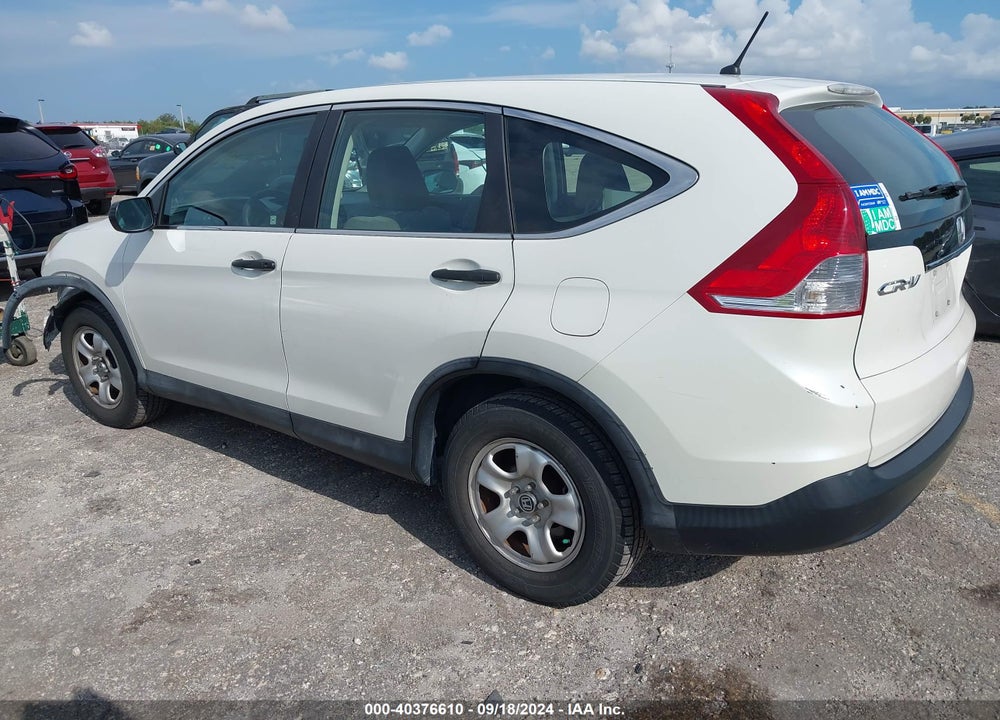 2014 HONDA CR-V LX VIN: 5J6RM3H37EL044377