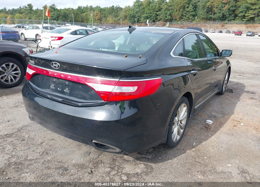 2013 HYUNDAI AZERA VIN: KMHFG4JG0DA284833
