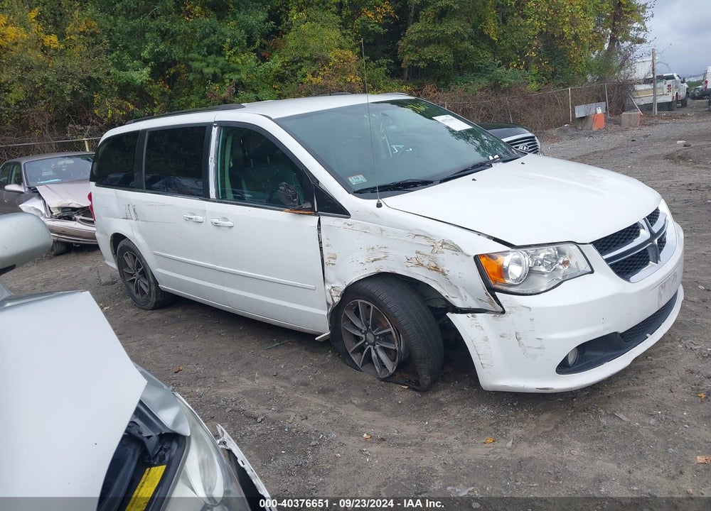 2017 DODGE GRAND CARAVAN SXT VIN: 2C4RDGCG2HR666551