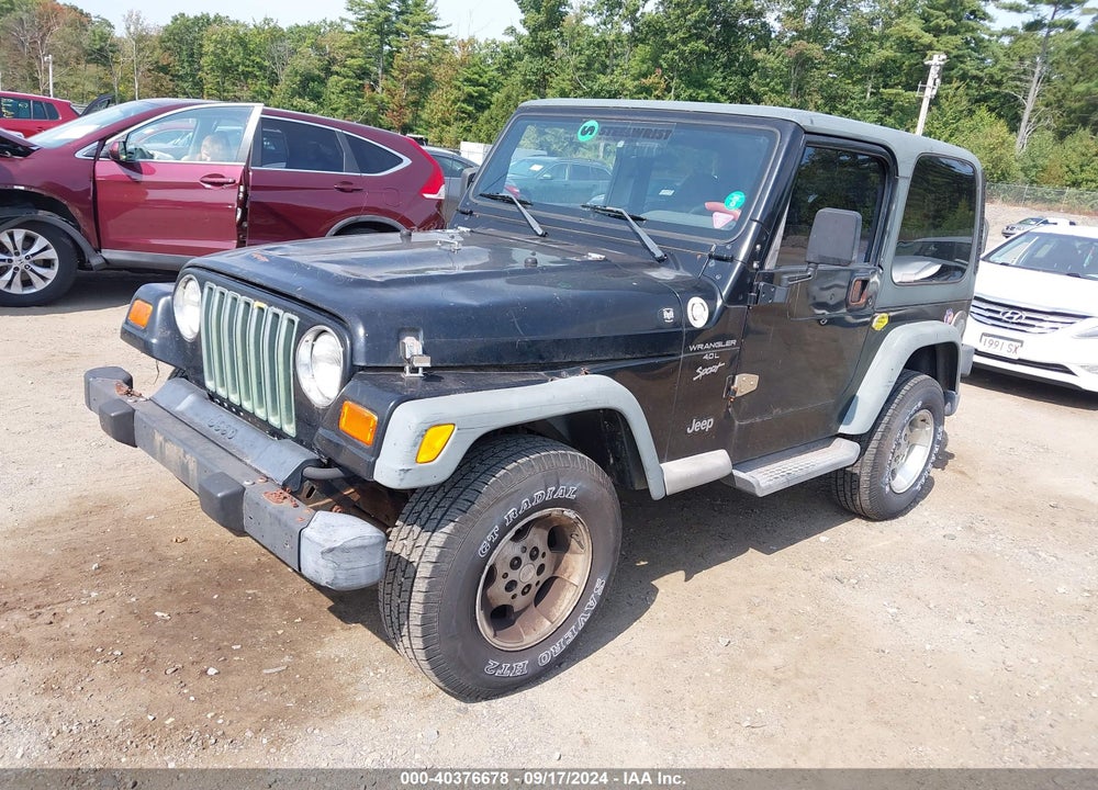 2001 JEEP WRANGLER SPORT VIN: 1J4FA49S71P372747