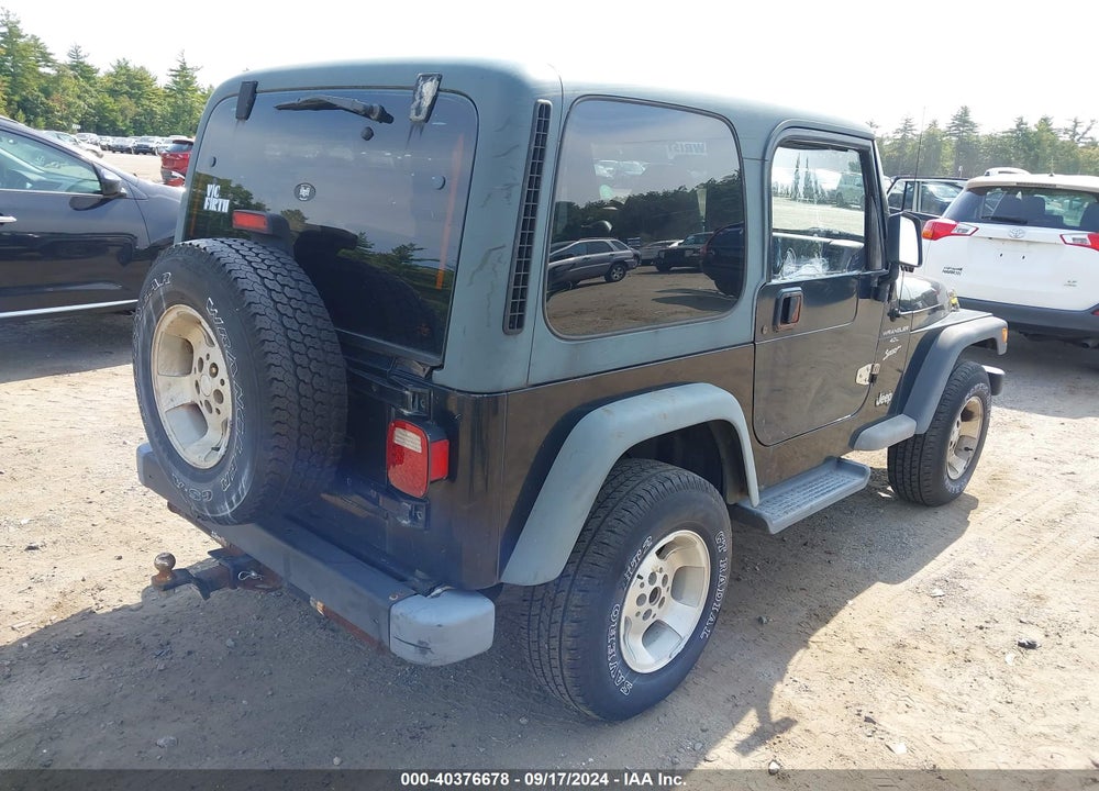 2001 JEEP WRANGLER SPORT VIN: 1J4FA49S71P372747