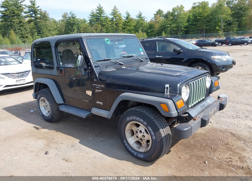 2001 JEEP WRANGLER SPORT VIN: 1J4FA49S71P372747