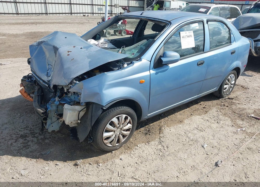 2004 CHEVROLET AVEO LS VIN: KL1TJ526X4B216626