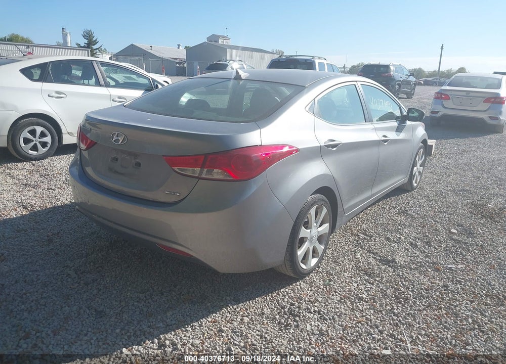 2011 HYUNDAI ELANTRA LIMITED (ULSAN PLANT) VIN: KMHDH4AE2BU081683
