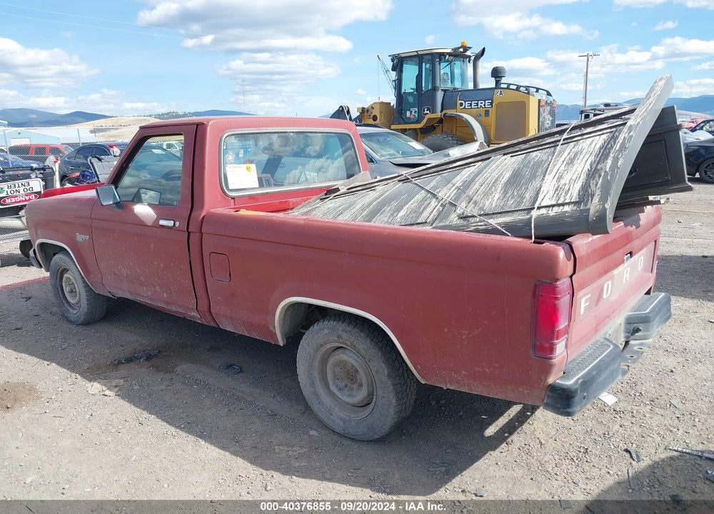 1986 FORD RANGER VIN: 1FTBR10T4GUB01348