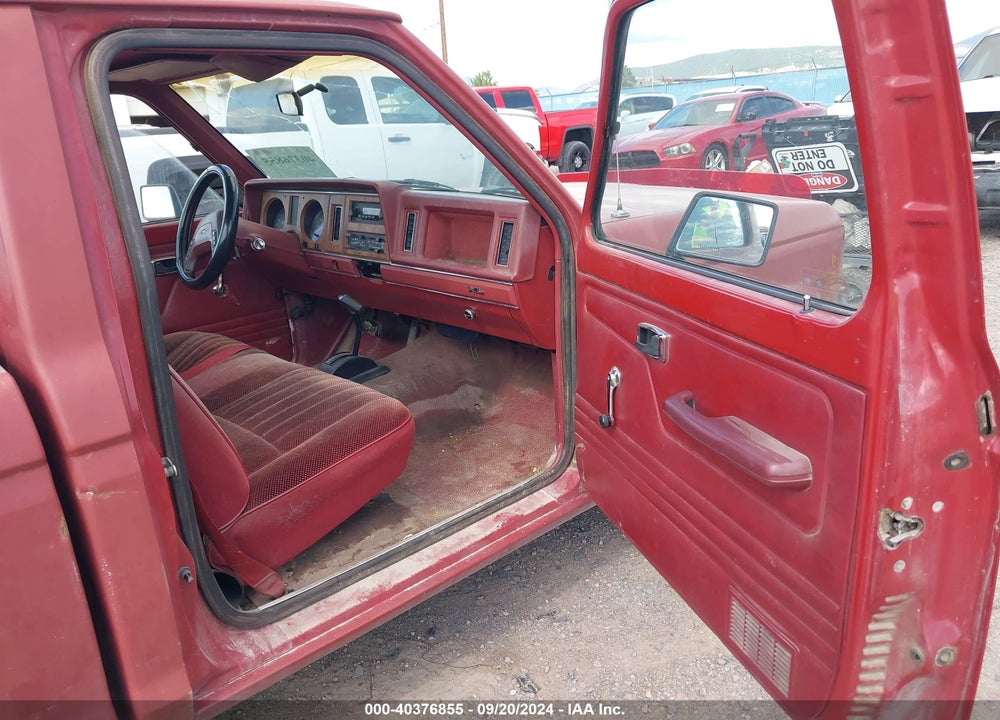 1986 FORD RANGER VIN: 1FTBR10T4GUB01348