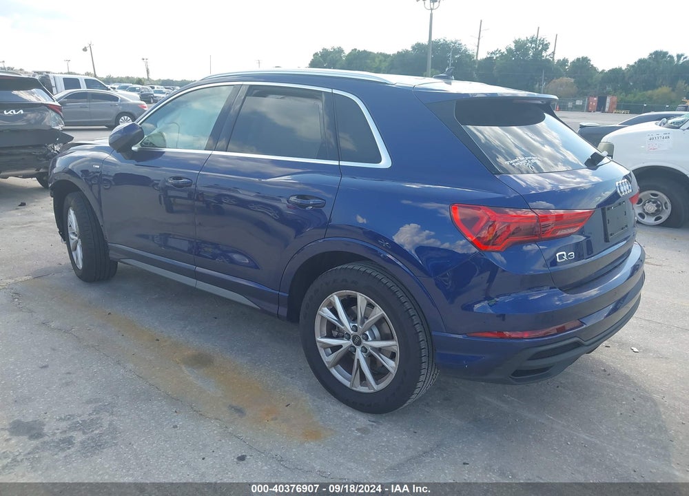 2023 AUDI Q3 PREMIUM 45 TFSI S LINE QUATTRO TIPTRONIC VIN: WA1DECF30P1063930