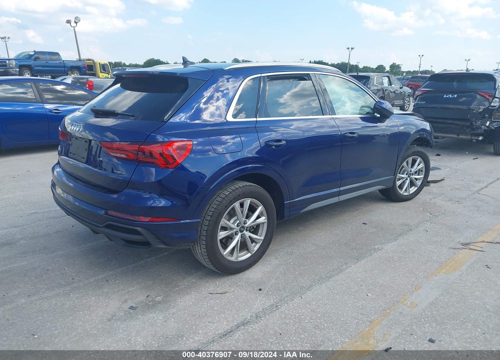 2023 AUDI Q3 PREMIUM 45 TFSI S LINE QUATTRO TIPTRONIC VIN: WA1DECF30P1063930
