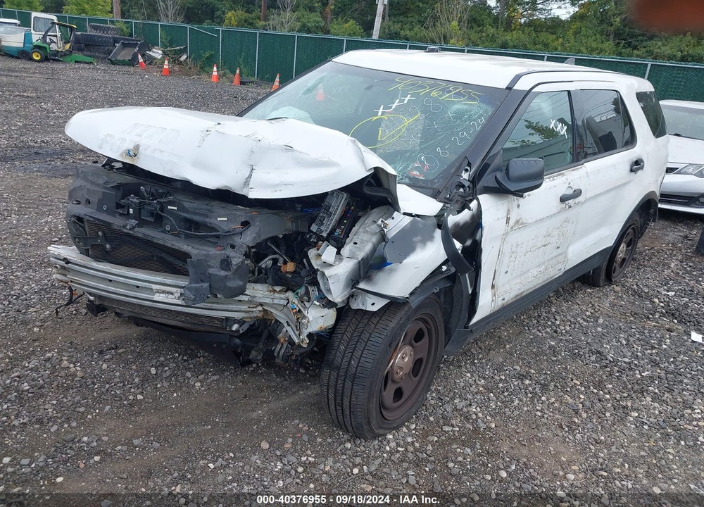 2018 FORD POLICE INTERCEPTOR UTILITY VIN: 1FM5K8AR8JGC74918