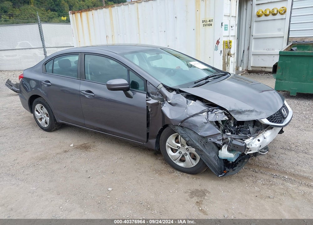 2015 HONDA CIVIC LX VIN: 19XFB2F55FE053988