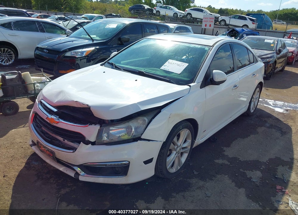 2015 CHEVROLET CRUZE LTZ VIN: 1G1PG5SB2F7116346
