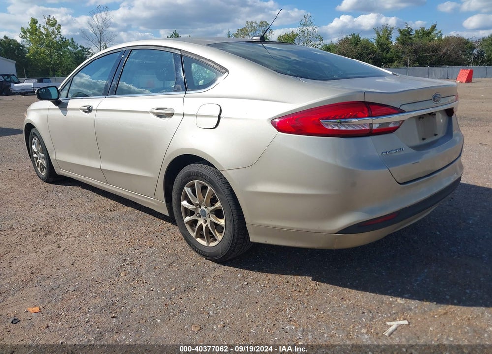 2017 FORD FUSION S VIN: 3FA6P0G71HR228809
