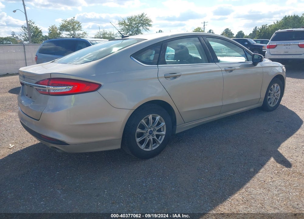 2017 FORD FUSION S VIN: 3FA6P0G71HR228809