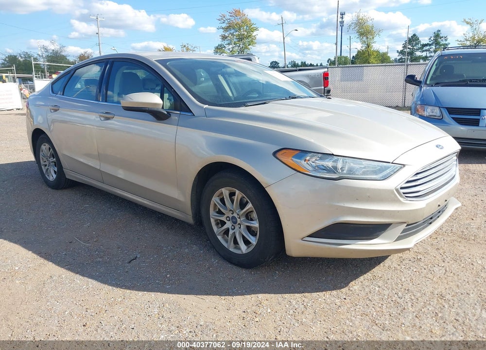 2017 FORD FUSION S VIN: 3FA6P0G71HR228809