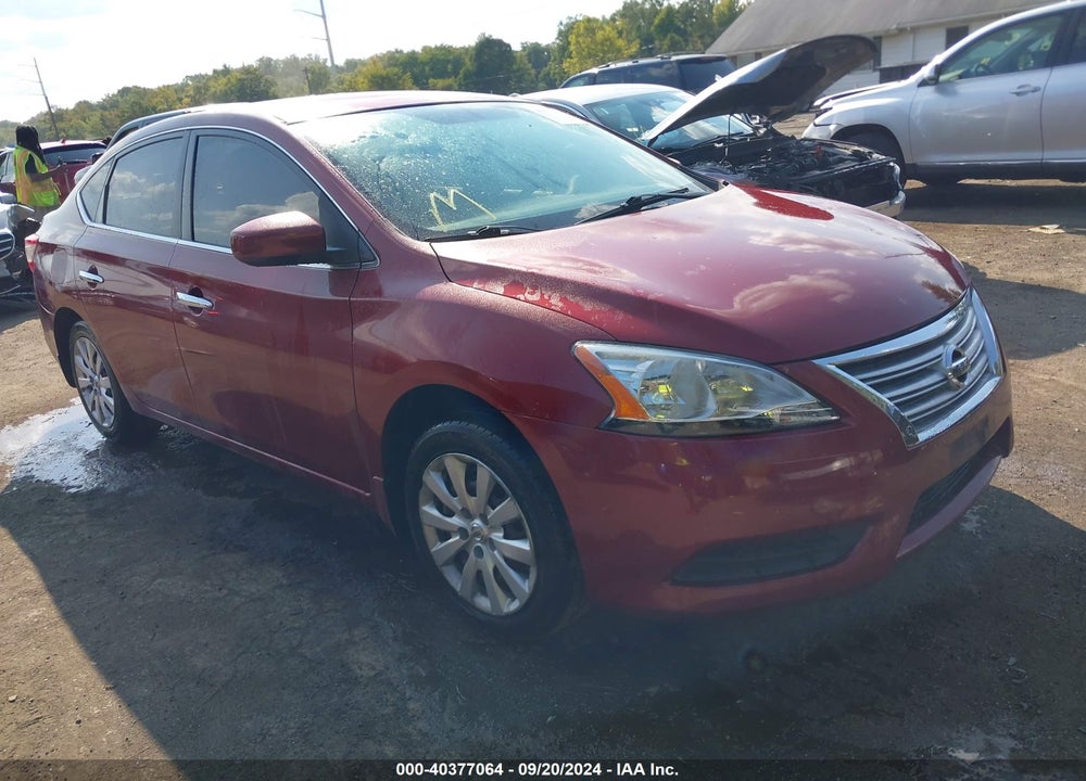 2015 NISSAN SENTRA SV VIN: 3N1AB7APXFL694147