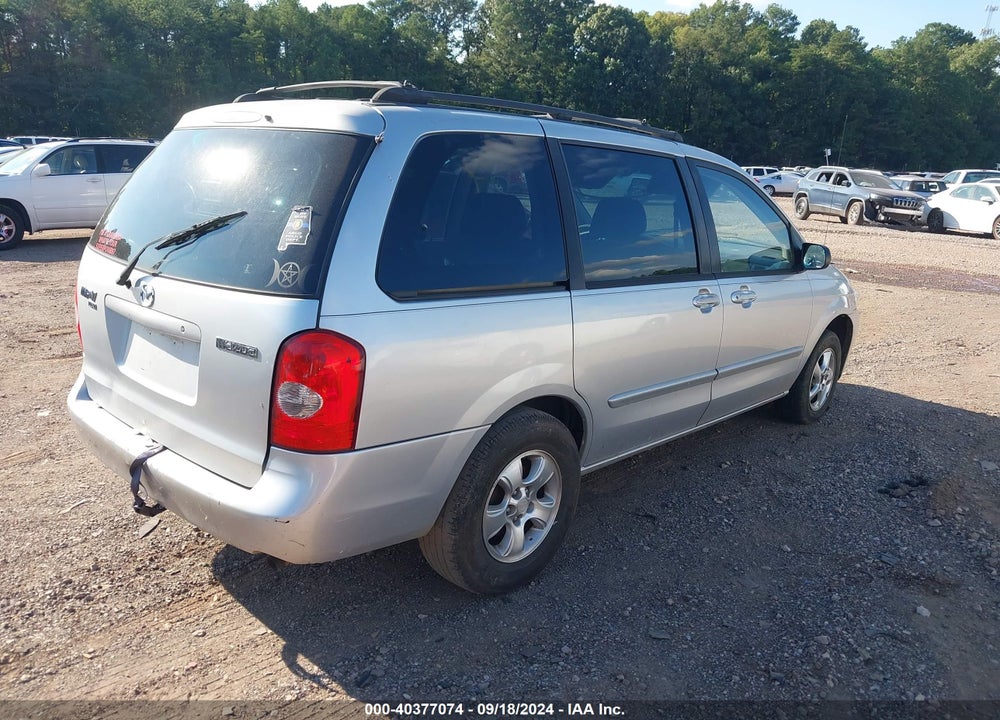 2002 MAZDA MPV ES/LX VIN: JM3LW28J020304525