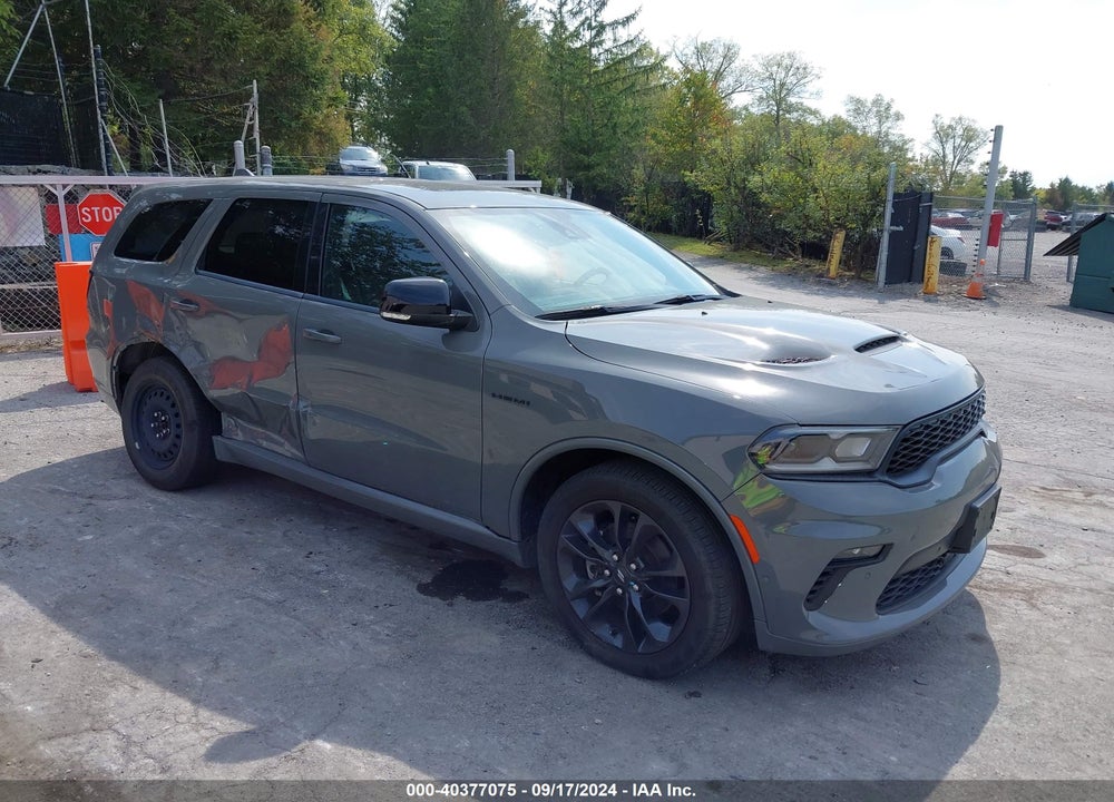 2022 DODGE DURANGO R/T PLUS AWD VIN: 1C4SDJCT9NC106378