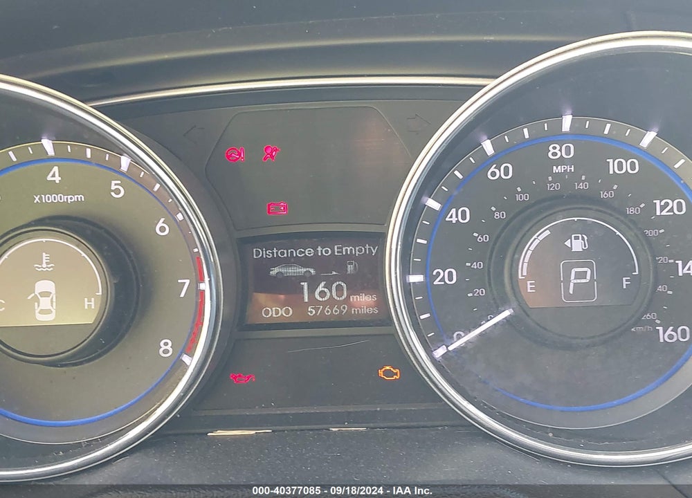 2014 HYUNDAI SONATA GLS VIN: 5NPEB4AC9EH884420