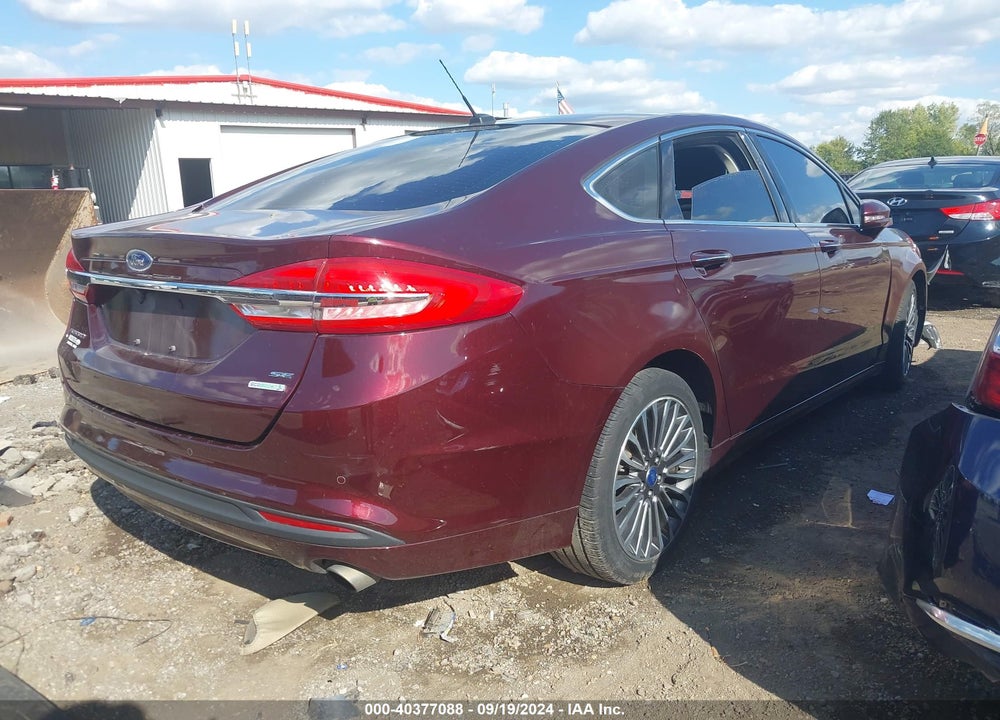 2017 FORD FUSION SE VIN: 3FA6P0HDXHR228215