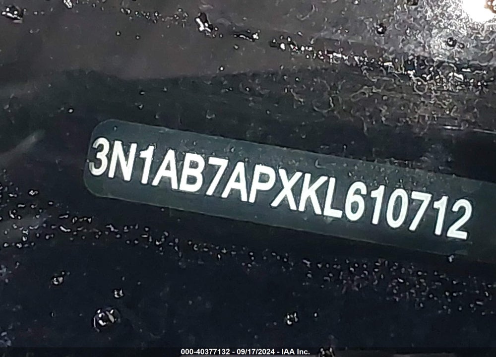 2019 NISSAN SENTRA VIN: 3N1AB7APXKL610712