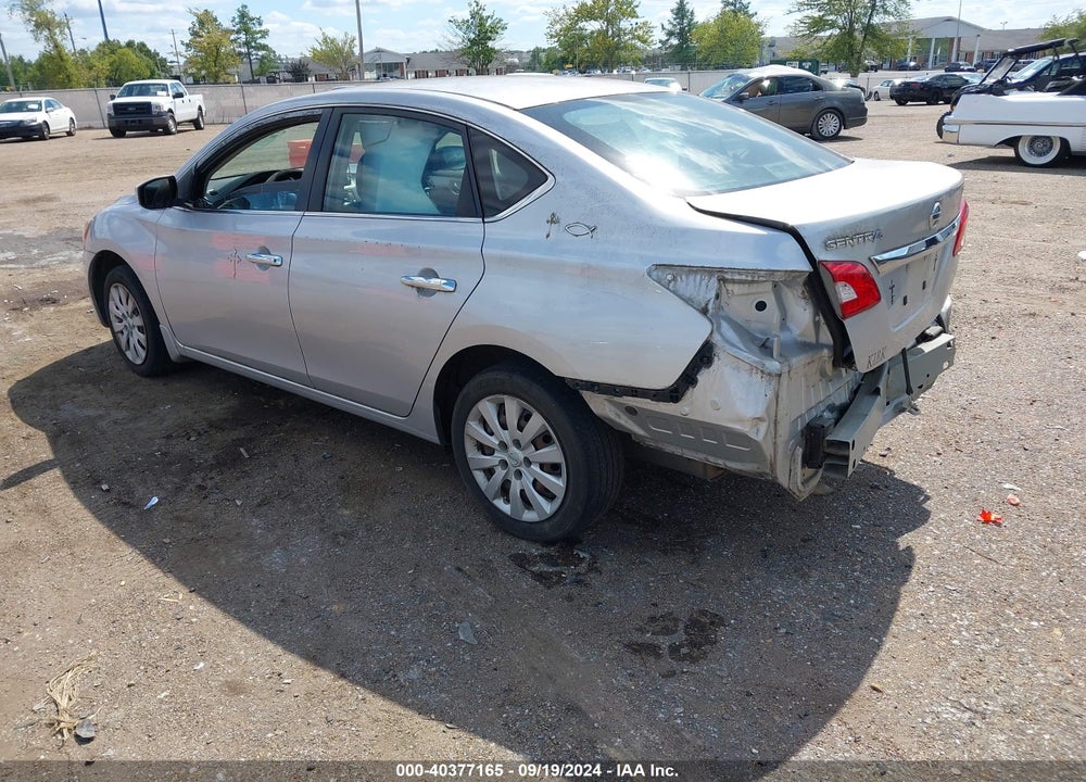 2015 NISSAN SENTRA S VIN: 3N1AB7APXFY338249