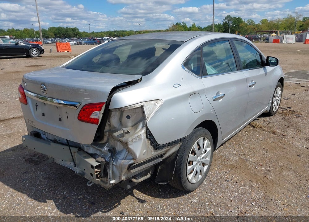 2015 NISSAN SENTRA S VIN: 3N1AB7APXFY338249